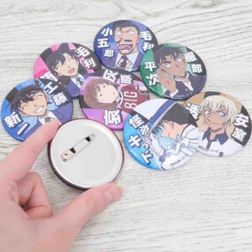 名探偵コナン 缶バッジ グリッターカンバッジ vol.3 A 毛利蘭 少年サンデー アニメキャラクター グッズ メール便可