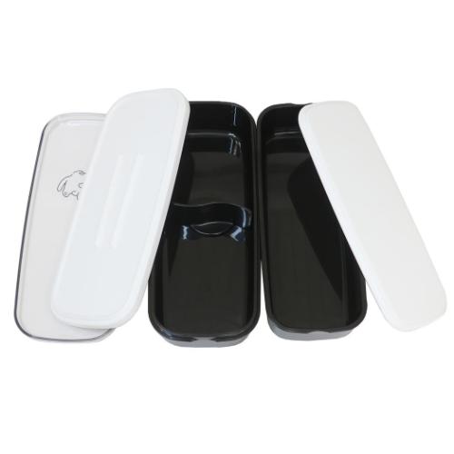 お弁当箱 スリム2段ランチボックス YURUNYA かわいい グッズ