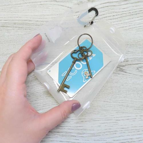 こげぱん ミニポーチ クリアマルチケースS キャラクター グッズ メール便可