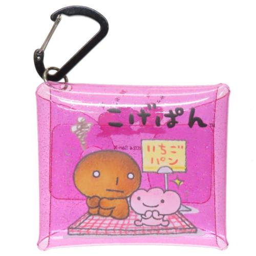 こげぱん ミニポーチ クリアマルチケースSS PK キャラクター グッズ メール便可