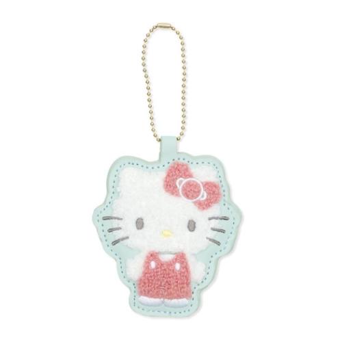 ハローキティ キーチェーン お名前ホルダー 相良刺繍 サンリオ キャラクター グッズ メール便可