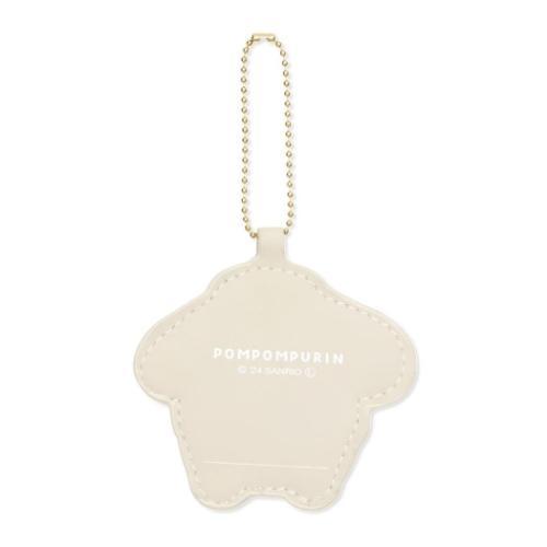 ポムポムプリン キーチェーン お名前ホルダー 相良刺繍 サンリオ キャラクター グッズ メール便可