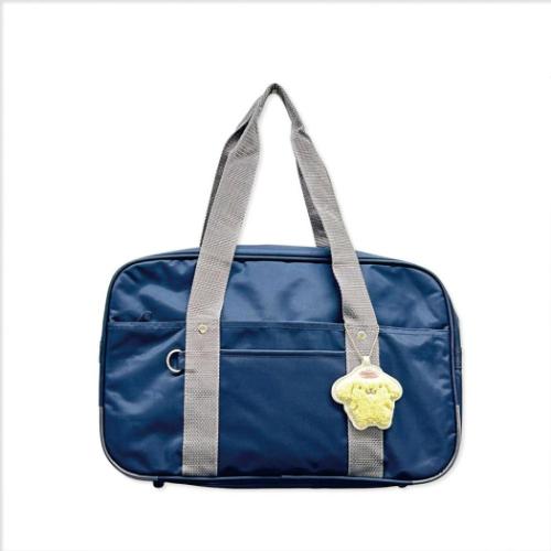 ポムポムプリン キーチェーン お名前ホルダー 相良刺繍 サンリオ キャラクター グッズ メール便可