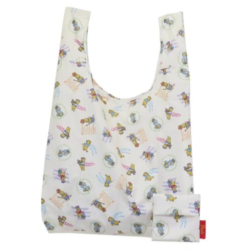 くまのプーさん エコバッグ ショッピングバッグ メニーシーン ディズニー キャラクター グッズ メール便可
