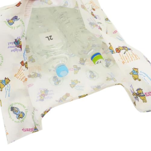 くまのプーさん エコバッグ ショッピングバッグ メニーシーン ディズニー キャラクター グッズ メール便可