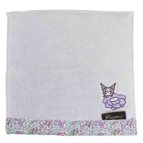 クロミ ミニタオル ジャガードハンカチタオル オーガニックコットン サンベリーナ サンリオ キャラクター グッズ メール便可