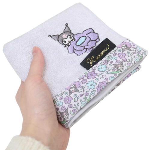 クロミ ミニタオル ジャガードハンカチタオル オーガニックコットン サンベリーナ サンリオ キャラクター グッズ メール便可