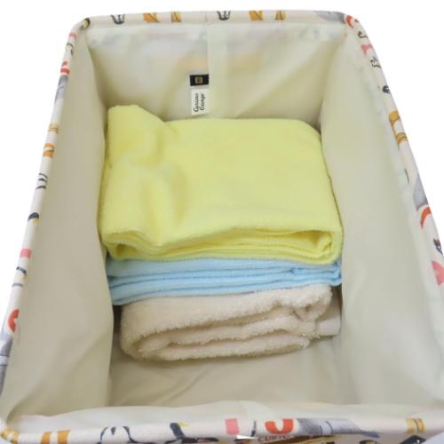 おさるのジョージ 収納ボックス ストレージボックス アニマルアルファベット 絵本キャラクター グッズ