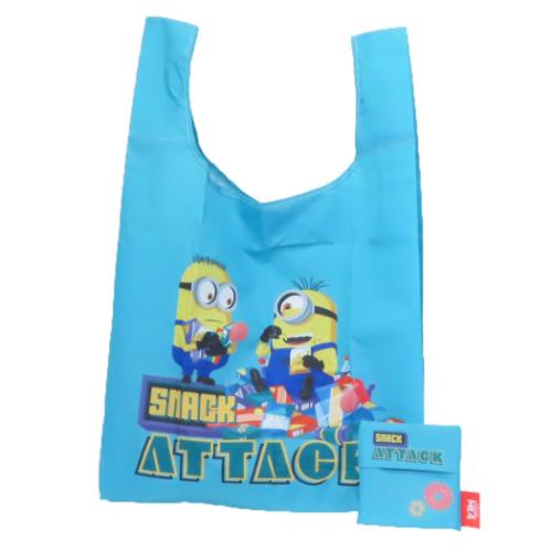 ミニオンズ エコバッグ ショッピングバッグ スナックアタックエコ ユニバーサル映画 キャラクター グッズ メール便可
