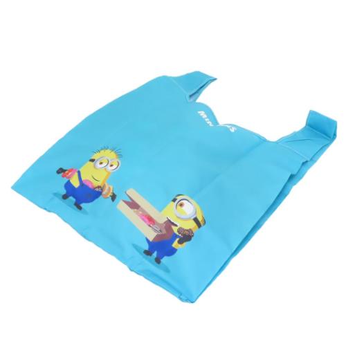 ミニオンズ エコバッグ ショッピングバッグ スナックアタックエコ ユニバーサル映画 キャラクター グッズ メール便可