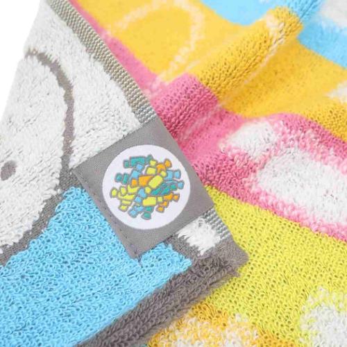 ミッフィー ミニタオル ジャガードハンカチタオル オーガニックコットン ミッフィーとキャラメル ディックブルーナ メール便可