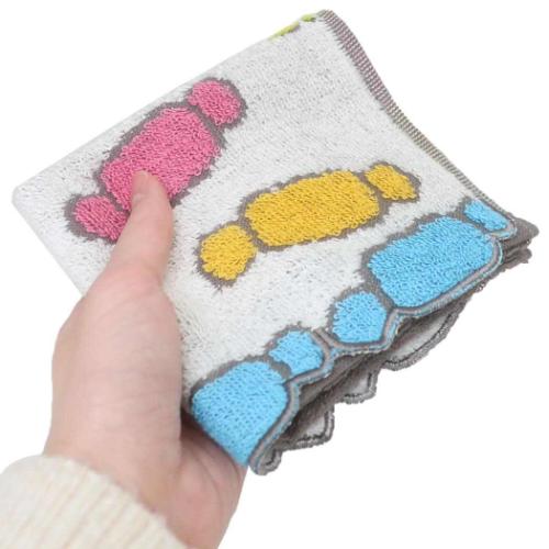 ミッフィー ミニタオル ジャガードハンカチタオル オーガニックコットン ミッフィーとキャラメル ディックブルーナ メール便可