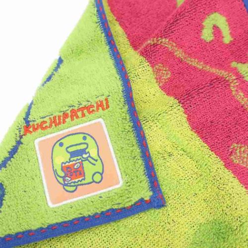 たまごっち ミニタオル ジャガードハンカチタオル オーガニックコットン くちぱっち キャラクター グッズ メール便可