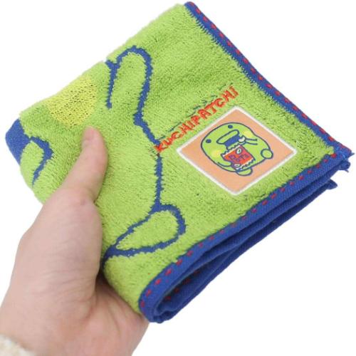 たまごっち ミニタオル ジャガードハンカチタオル オーガニックコットン くちぱっち キャラクター グッズ メール便可