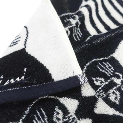 リサ ラーソン ミニタオル ジャガードハンカチタオル オーガニックコットン モノクロミンミ キャラクター グッズ メール便可