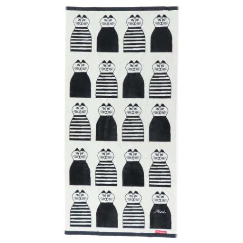 リサ ラーソン バスタオル シャーリング ビッグタオル モノクロミンミ キャラクター グッズ