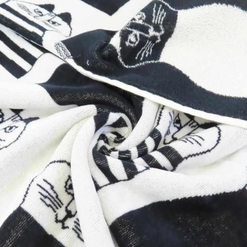 リサ ラーソン バスタオル シャーリング ビッグタオル モノクロミンミ キャラクター グッズ