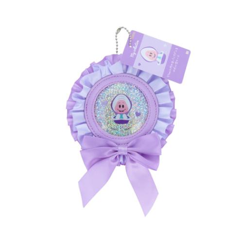 ふしぎの国のアリス キーチェーン ロゼット型缶バッジケース MC3 ヤングオイスター ディズニー キャラクター グッズ メール便可