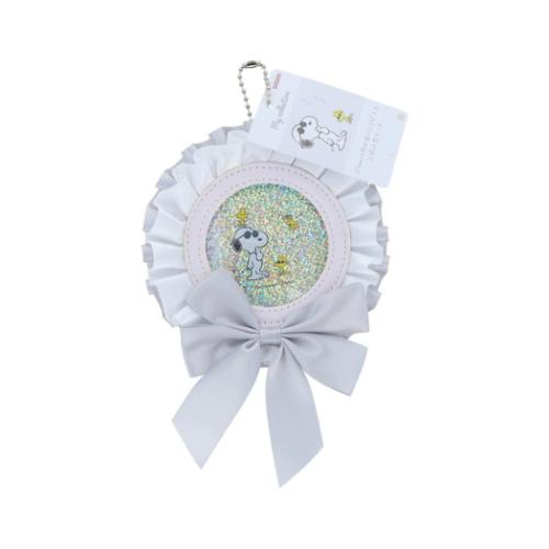 スヌーピー キーチェーン ロゼット型缶バッジケース MC3 ピーナッツ キャラクター グッズ メール便可