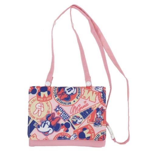 ミニーマウス クリップポケット ポケットポーチ ピンク 新入学 ディズニー キャラクター グッズ メール便可