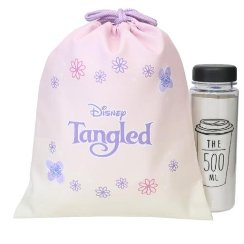 塔の上のラプンツェル 巾着袋 きんちゃくポーチ中 ラベンダー 新入学 ディズニープリンセス キャラクター グッズ メール便可
