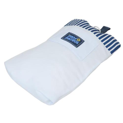 パウパトロール キルト シューズバッグ 体育館靴かばん ライトブルー リバーシブル 新入学 アニメキャラクター グッズ メール便可