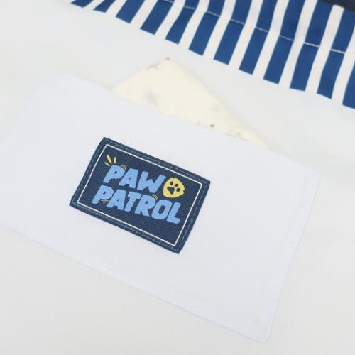 パウパトロール キルト シューズバッグ 体育館靴かばん ライトブルー リバーシブル 新入学 アニメキャラクター グッズ メール便可