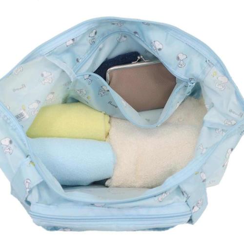 スヌーピー 旅行かばん 折り畳みトートバッグ トラベルシリーズ ピーナッツ キャラクター グッズ メール便可