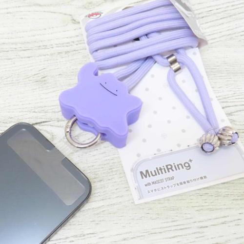 ポケットモンスター スマホアクセ マルチリングプラス マスコットストラップ メタモン ポケモン キャラクター グッズ メール便可