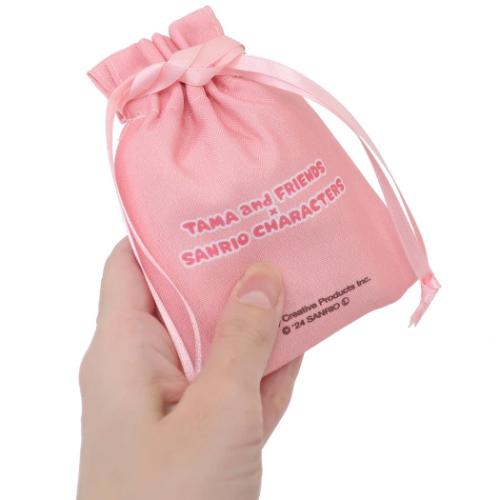タマ＆フレンズxサンリオキャラクターズ ミニ巾着袋 豆巾着 絵日記 PK サンリオ キャラクター グッズ メール便可