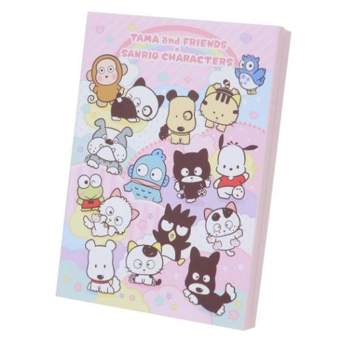 タマ＆フレンズxサンリオキャラクターズ メモ帳 パタパタメモ PK サンリオ キャラクター グッズ メール便可