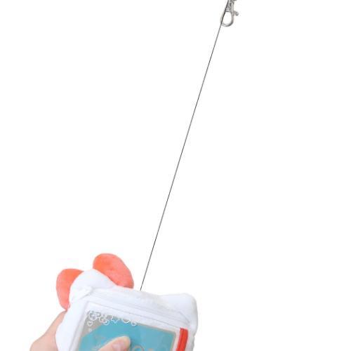 マイメロディ 定期入れ&小銭入れ ぬくいーずパスケース リール付き サンリオ キャラクター グッズ