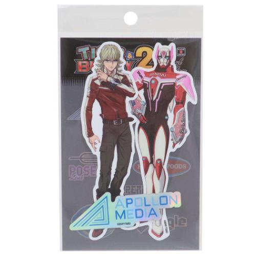 TIGER＆BUNNY2 ダイカットシール ステッカーセット バーナビー ブルックス Jr． アニメキャラクター グッズ メール便可