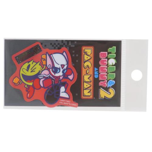 TIGER＆BUNNY2 and PAC-MAN ダイカットシール コラボステッカー バーナビー ブルックス Jr．xパックマン メール便可