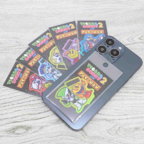 TIGER＆BUNNY2 and PAC-MAN ダイカットシール コラボステッカー バーナビー ブルックス Jr．xパックマン メール便可