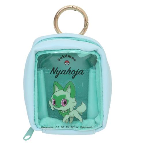 ポケットモンスター ミニポーチ カラビナ付きミニポーチ ニャオハ ポケモン キャラクター グッズ
