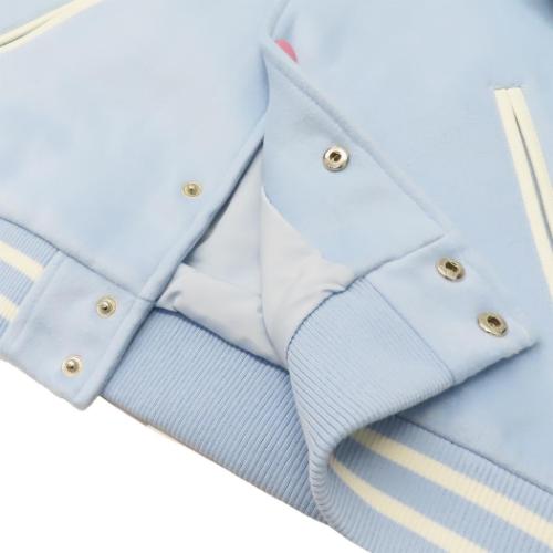 シナモロール アウター レディース スタジャン スイートブルースカイ L サンリオ キャラクター グッズ