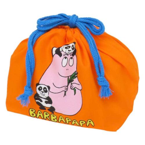 バーバパパ ランチ巾着 ランチバッグ PANDA BARBAPAPA キャラクター グッズ メール便可