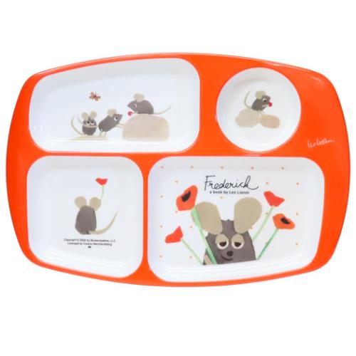 レオレオニ 中皿 メラミンランチプレート FREDERICK 絵本キャラクター グッズ メール便可