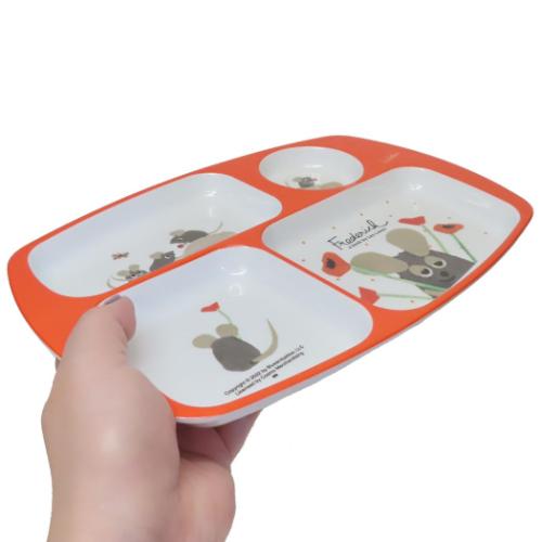 レオレオニ 中皿 メラミンランチプレート FREDERICK 絵本キャラクター グッズ メール便可