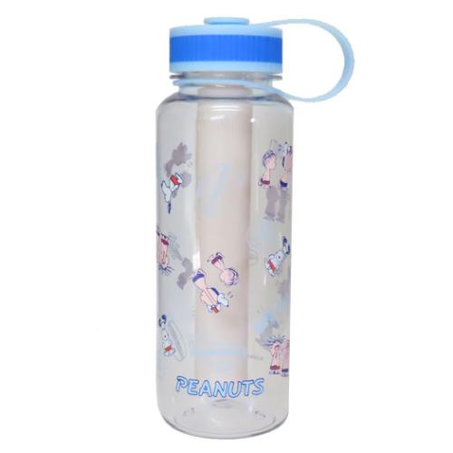 スヌーピー 常温水筒 アイスチューブ付ドリンクボトル CLEAR ピーナッツ キャラクター グッズ