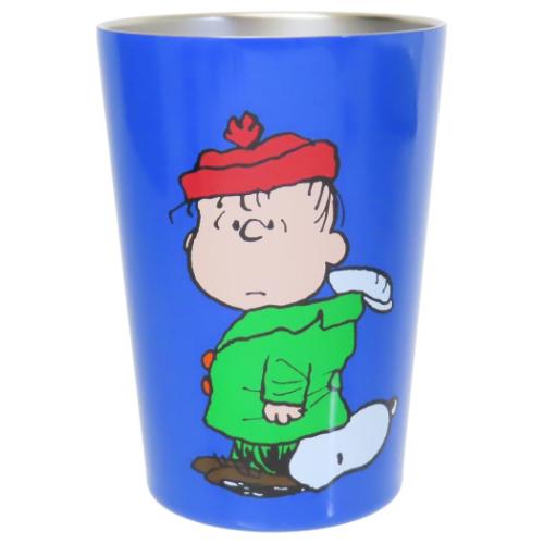 スヌーピー 保温保冷コップ ステンレスタンブラー LINUS ピーナッツ キャラクター グッズ