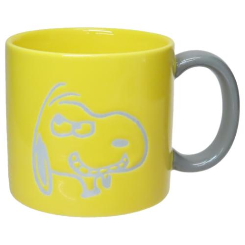 スヌーピー マグカップ カラーマグ YELLOW ピーナッツ キャラクター グッズ