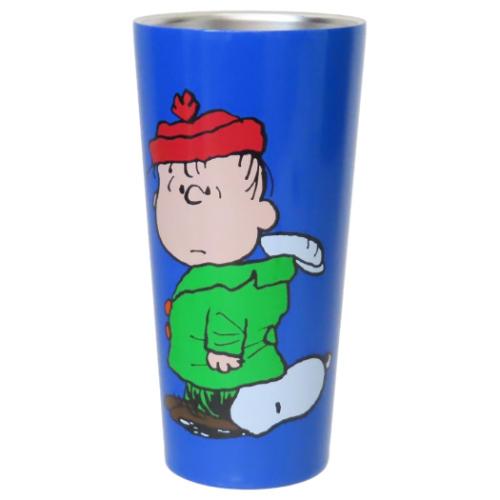スヌーピー 保温保冷コップ ステンレスタンブラー L LINUS ピーナッツ キャラクター グッズ
