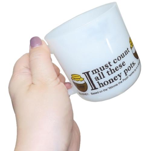 くまのプーさん マグカップ 耐熱ガラスマグ POOH HONEY POTS ディズニー キャラクター グッズ