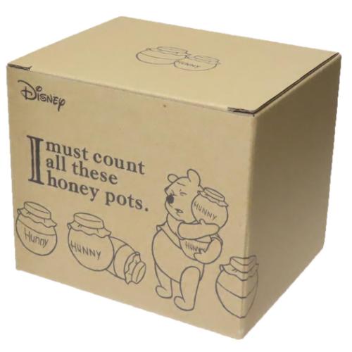くまのプーさん マグカップ 耐熱ガラスマグ POOH HONEY POTS ディズニー キャラクター グッズ