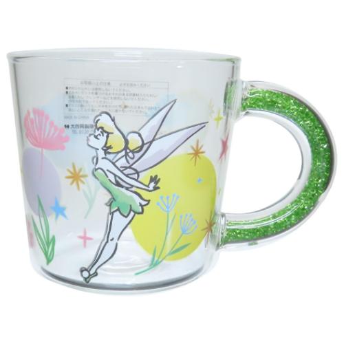 ピーターパン マグカップ 耐熱ガラスマグ ティンカーベル ディズニー キャラクター グッズ