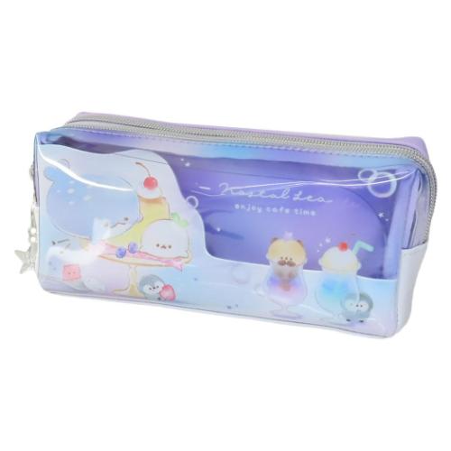 カフェアニマル ペンポーチ ツインファスナーペンケース ノスタルシーライフ 新入学 大容量 かわいい グッズ