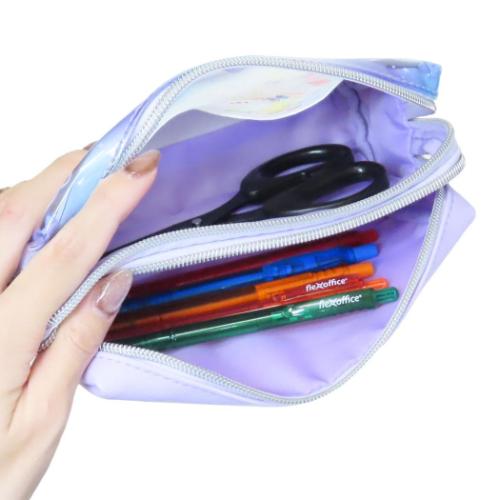 カフェアニマル ペンポーチ ツインファスナーペンケース ノスタルシーライフ 新入学 大容量 かわいい グッズ