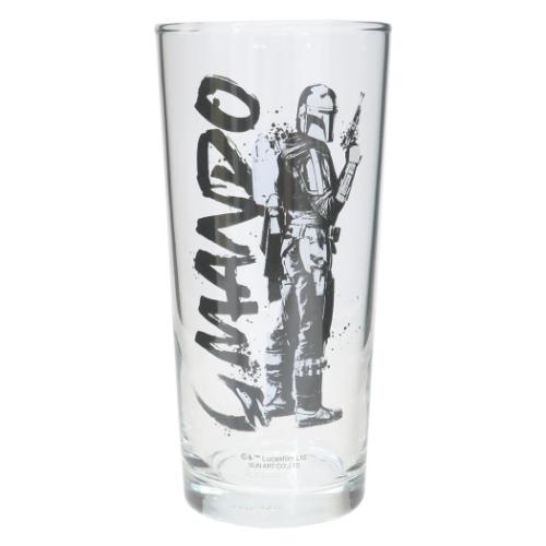 スターウォーズ ガラスタンブラー ロンググラス MANDO STAR WARS キャラクター グッズ